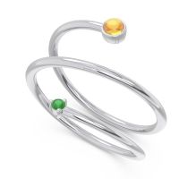 Modern Wrap Bezel Viloma Band