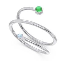 Modern Wrap Bezel Viloma Band