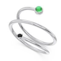 Modern Wrap Bezel Viloma Band