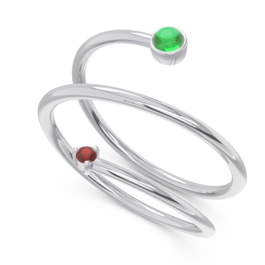 Modern Wrap Bezel Viloma Band