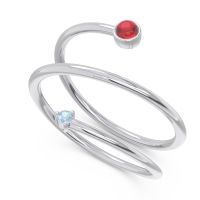 Modern Wrap Bezel Viloma Band