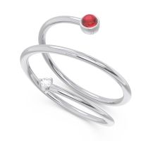 Modern Wrap Bezel Viloma Band