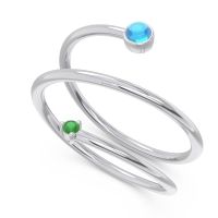 Modern Wrap Bezel Viloma Band