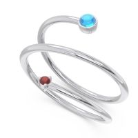 Modern Wrap Bezel Viloma Band