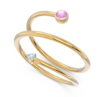 Modern Wrap Bezel Viloma Band