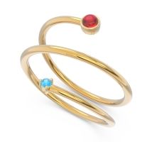 Modern Wrap Bezel Viloma Band