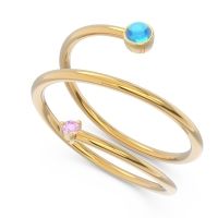 Modern Wrap Bezel Viloma Band
