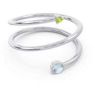 Modern Wrap Bezel Viloma Band