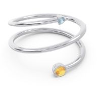 Modern Wrap Bezel Viloma Band