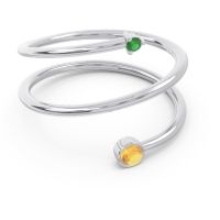 Modern Wrap Bezel Viloma Band