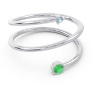 Modern Wrap Bezel Viloma Band