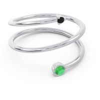 Modern Wrap Bezel Viloma Band