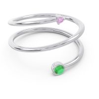 Modern Wrap Bezel Viloma Band