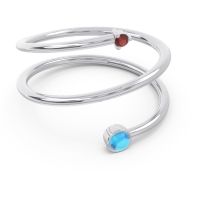 Modern Wrap Bezel Viloma Band