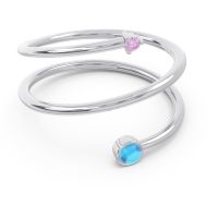 Modern Wrap Bezel Viloma Band