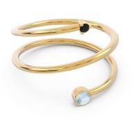 Modern Wrap Bezel Viloma Band