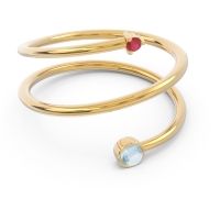 Modern Wrap Bezel Viloma Band