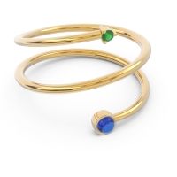 Modern Wrap Bezel Viloma Band