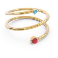 Modern Wrap Bezel Viloma Band