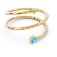Modern Wrap Bezel Viloma Band