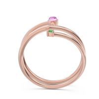 Modern Wrap Bezel Viloma Band