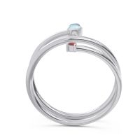 Modern Wrap Bezel Viloma Band