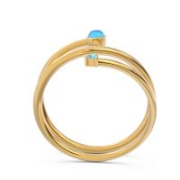 Modern Wrap Bezel Viloma Band