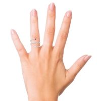 Modern Wrap Bezel Viloma Band