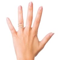 Modern Wrap Bezel Viloma Band