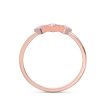 Simple Bezel Princess Cut Bhavah Band