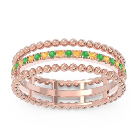 Half Eternity Triple Line Pave Zambari Band
