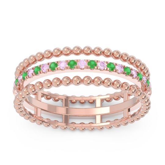 Half Eternity Triple Line Pave Zambari Band