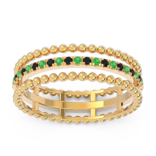 Half Eternity Triple Line Pave Zambari Band