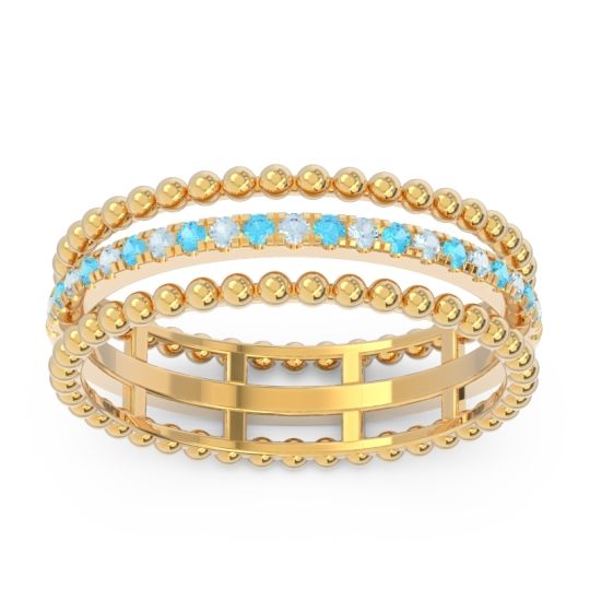 Half Eternity Triple Line Pave Zambari Band