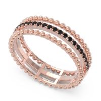 Half Eternity Triple Line Pave Zambari Band