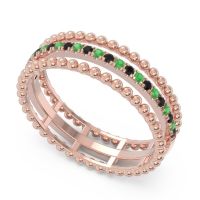 Half Eternity Triple Line Pave Zambari Band