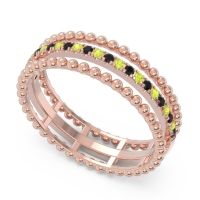 Half Eternity Triple Line Pave Zambari Band