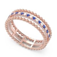Half Eternity Triple Line Pave Zambari Band