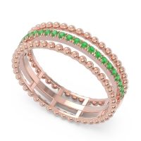 Half Eternity Triple Line Pave Zambari Band