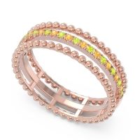 Half Eternity Triple Line Pave Zambari Band