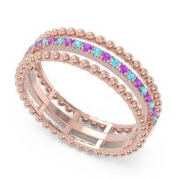 Half Eternity Triple Line Pave Zambari Band