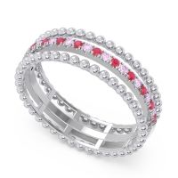 Half Eternity Triple Line Pave Zambari Band