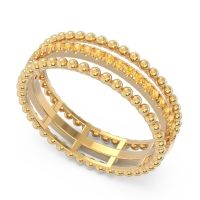 Half Eternity Triple Line Pave Zambari Band