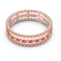 Half Eternity Triple Line Pave Zambari Band