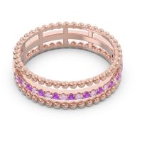 Half Eternity Triple Line Pave Zambari Band