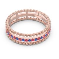 Half Eternity Triple Line Pave Zambari Band