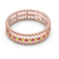 Half Eternity Triple Line Pave Zambari Band