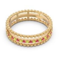 Half Eternity Triple Line Pave Zambari Band