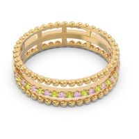 Half Eternity Triple Line Pave Zambari Band