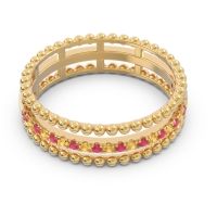 Half Eternity Triple Line Pave Zambari Band